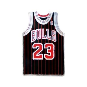 Jordan Bulls Jersey Lapel Pin